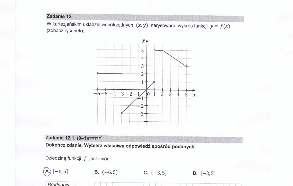 matura 2023 matematyka odpowiedzi zadanie 12